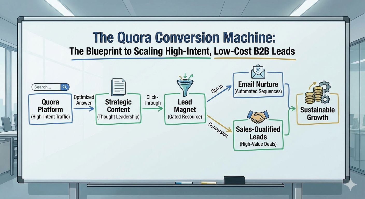 The Quora Conversion Machine: The Blueprint to Scaling High-Intent, Low-Cost B2B Leads
